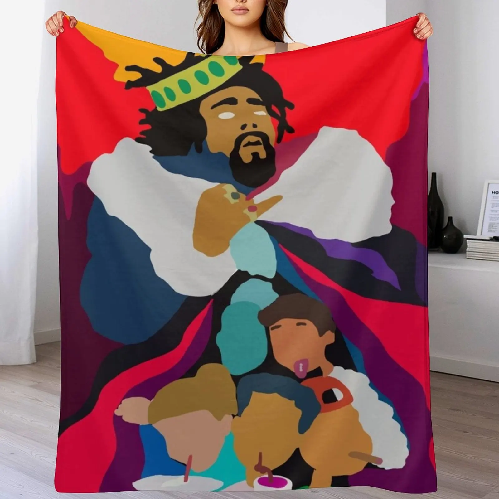 Kod минималистичный альбом покрывало декоративные кровати одеяла для сна