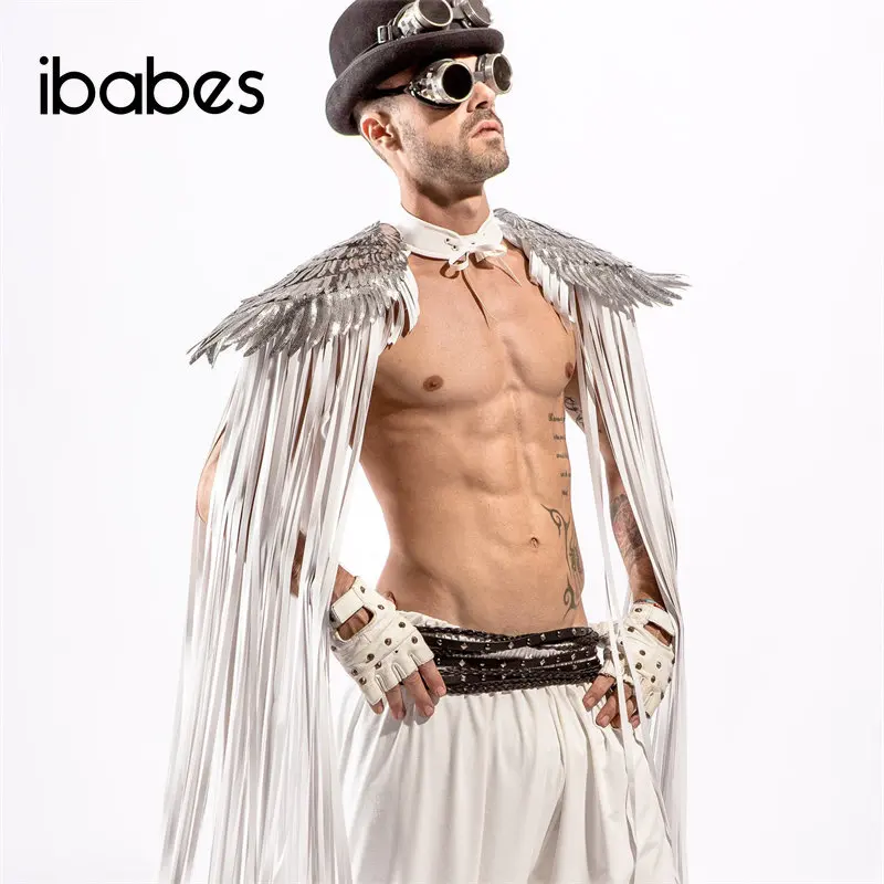 

Блестящее длинное платье с бахромой, модель Y2K 2023 в стиле унисекс, летнее пляжное платье, накидка, костюмы для косплея, плащ