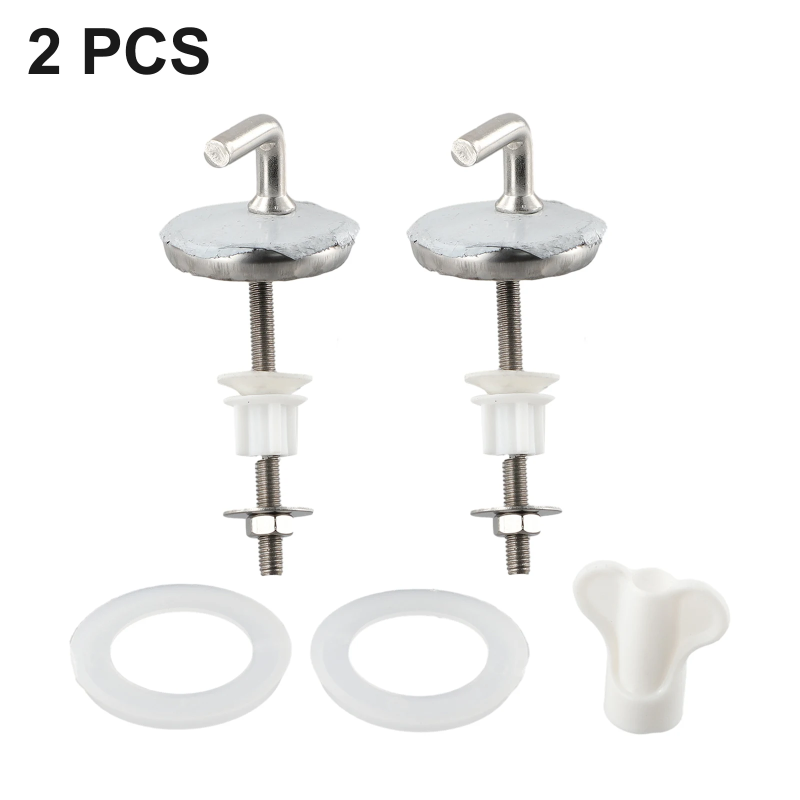 

Stainless Steel Seat Hinge Flush Toilet Cover Mounting Connector Toilet Lid Hinge Mounting Fittings Replacement Parts