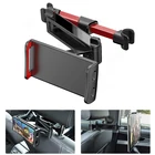 Телескопический автомобильный держатель для телефона на заднюю подушку, подголовник сиденья, монтажный кронштейн, автомобильная подставка для iPhone X8 iPad Mini Tablet 4-11 дюймов