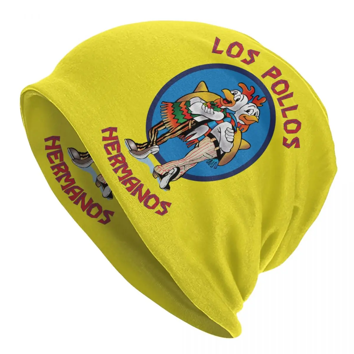 

Funny Los Pollos Hermanos Skullies Beanies Caps Hip Hop Winter Warm Knit Hat Unisex Breaking Bad Chicken Brothers Bonnet Hats 1