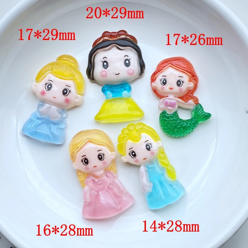 10 шт. милые аксессуары для волос с героями мультфильмов девочек банты центр