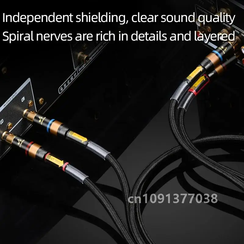 Аудиокабель HiFi RCA-кабель с независим экраном