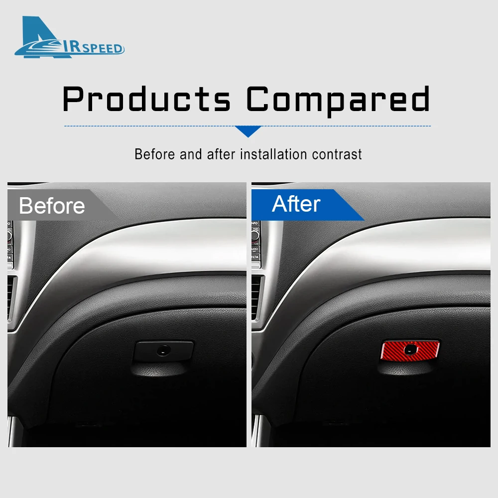 Настоящее углеродное волокно для Subaru Impreza 2009 2010 1 Автомобильная центральная