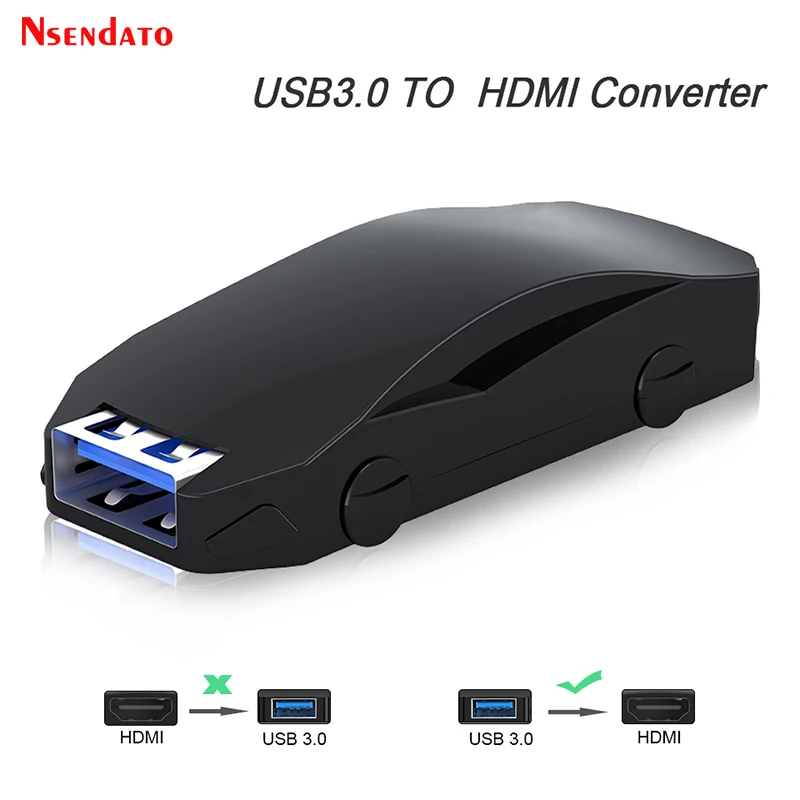 Адаптер 1080P 60 Гц USB 3 0 в HDMI конвертер адаптер для телефонов на Android Macbook Windows ПК ТВ -