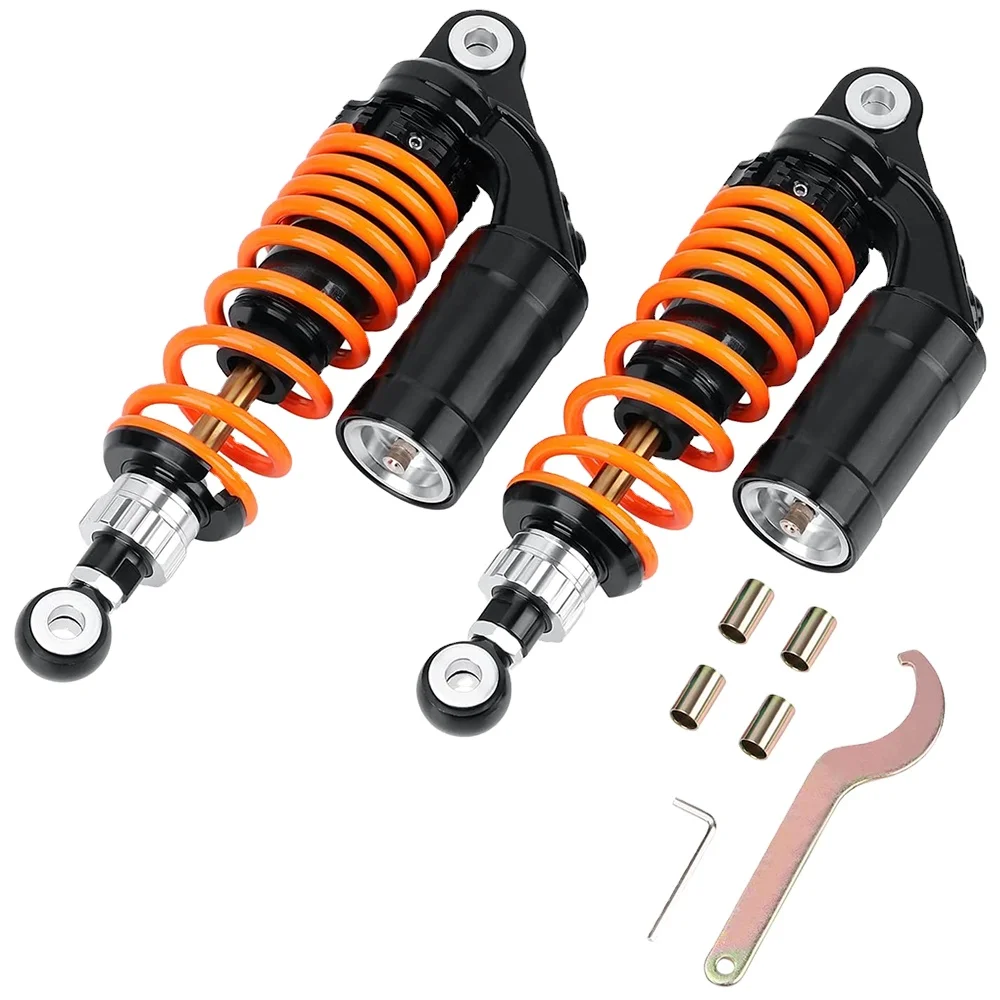 Universal Motorcycle Rear Shock Absorber For Honda Suzuki Black And Gold