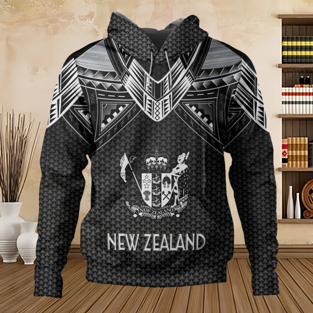 Фото Новая Зеландия Ora Silver Ferns Толстовка с рисунком регби Y2k Пуловер Толстовки Толстовки для мужчин Пуловер Y2k Одежда Топы №2