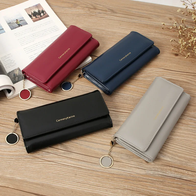 

Long Women's Wallet Large Capacity Fashion Coin Purse Multifunction Card Holder Wallets Pu Leather Clutch Money Bag
