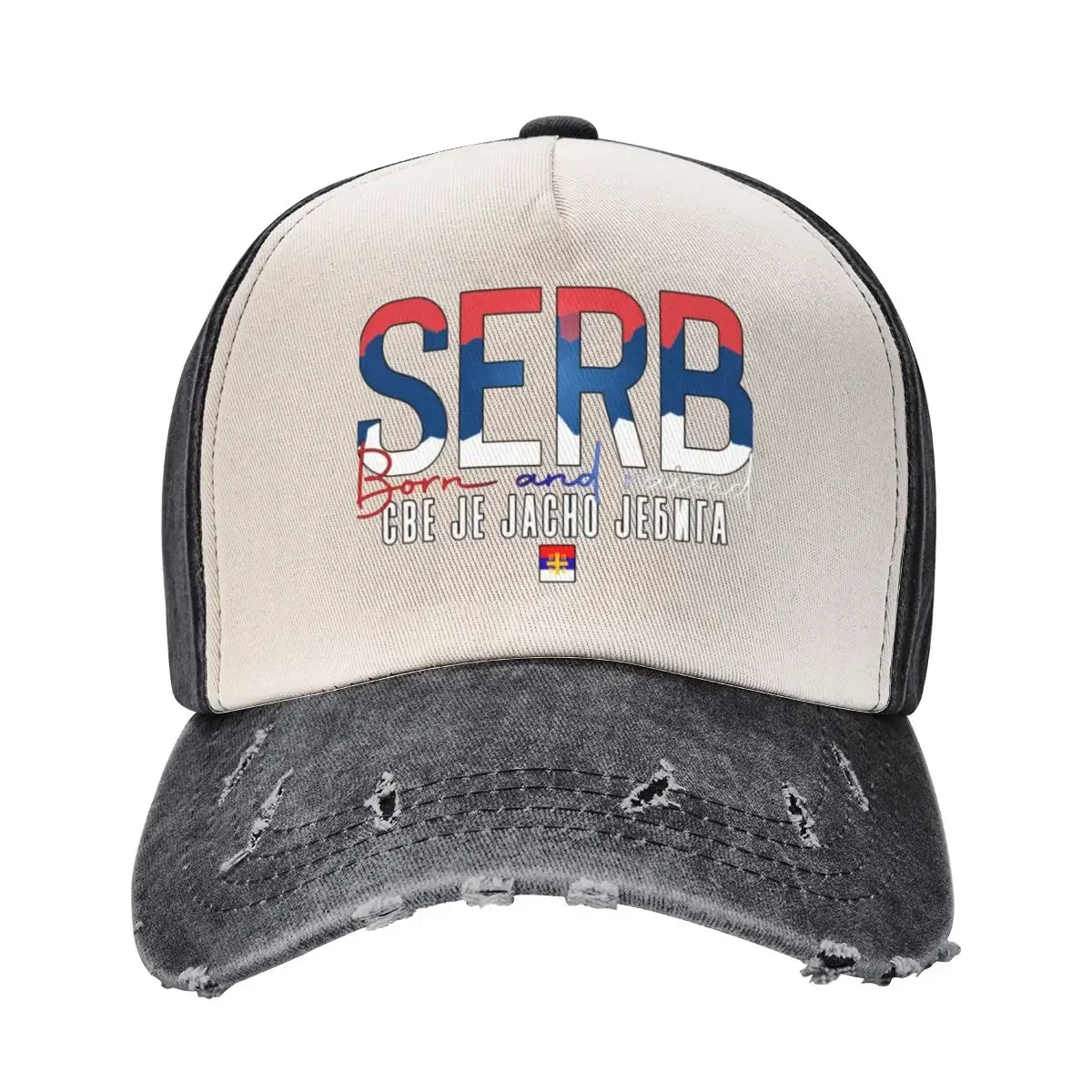 Serb born and raised Jebiga Бейсболка в стиле хип-хоп новая шляпа для гольфа женская и мужская
