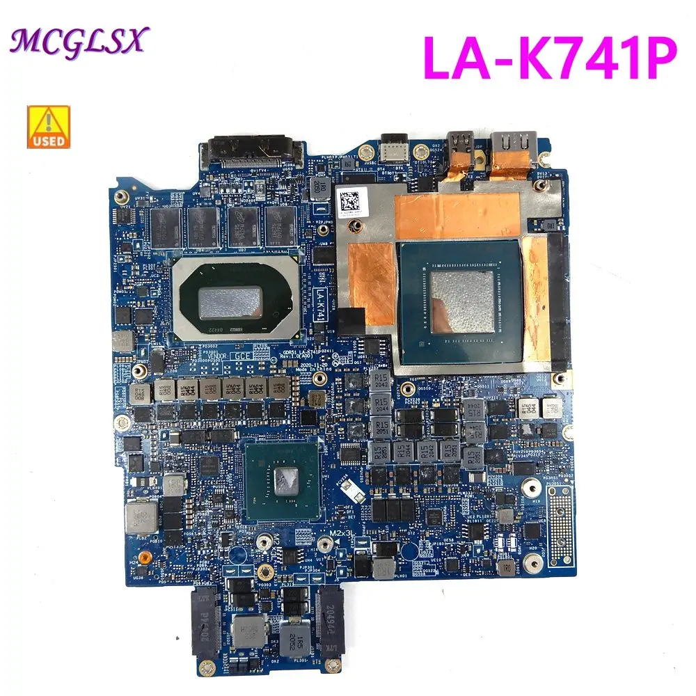 

LA-K741P i7-10870H CPU RTX3070H GPU Laptop Motherboard For Dell ALIENWARE M17 R4 Notebook Mainboard Test OK Used