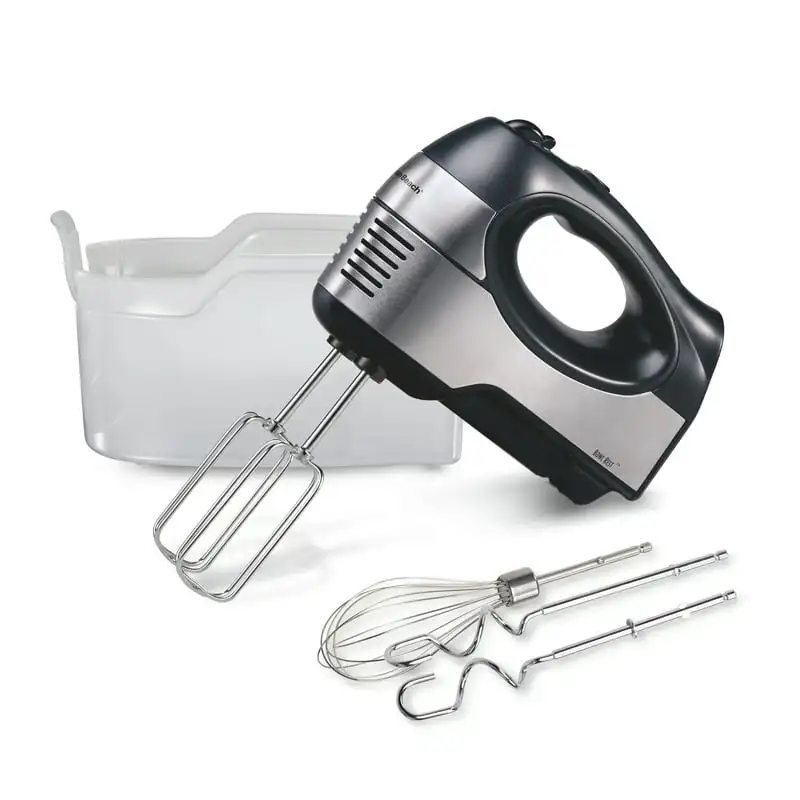 

Speed Performance Hand Mixer, Includes Case and 5 Attachments, Stainless Steel and Black, 62646F