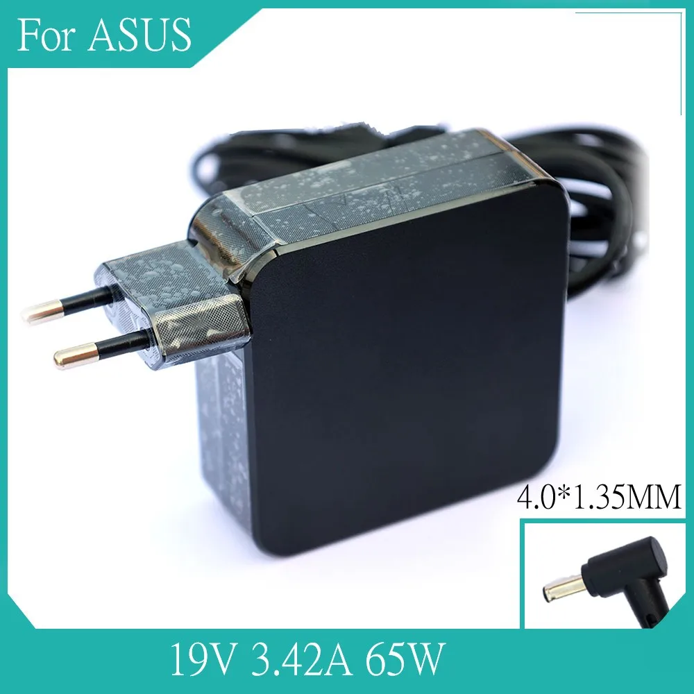 

EU 19V 3.42A 65W 4.0*1.35 power Charger Laptop adapter For Asus Zenbook UX32VD UX305CA ux31a x201e ux305f s200e ADP-65DW