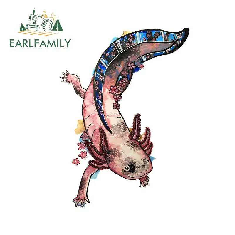 EARLFAMILY 13 см x 9 5 Для гигантской симуляции саламанды автомобильные наклейки