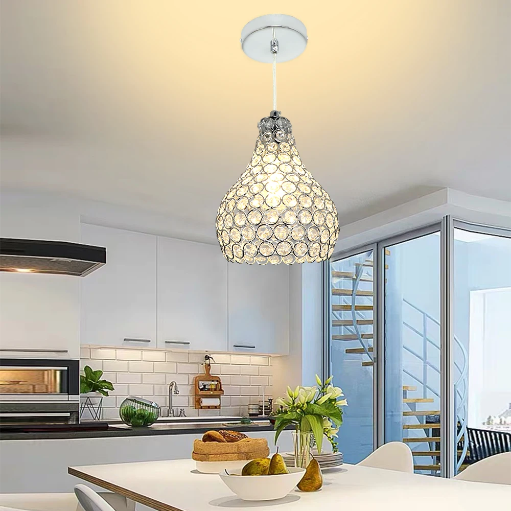 Современный хрустальный Потолочный подвесной светильник Depuley регулируемая