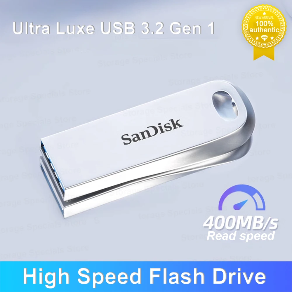 USB-флеш-накопитель Sandisk 3 2 Gen 1 400 Мб/с 128/256/512 ГБ 32/64