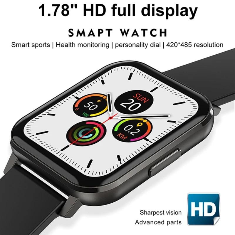 DTX IP68 Waterproof Smart Watch Bracelet Sleep Monitoring Tracker Heart Rate Monitor