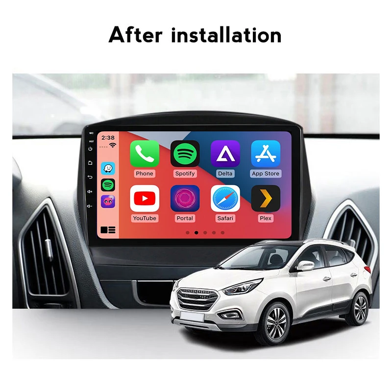 NaviFly 7862 8G 128G Android все в одном автомобиль интеллектуальная система видео для Hyundai