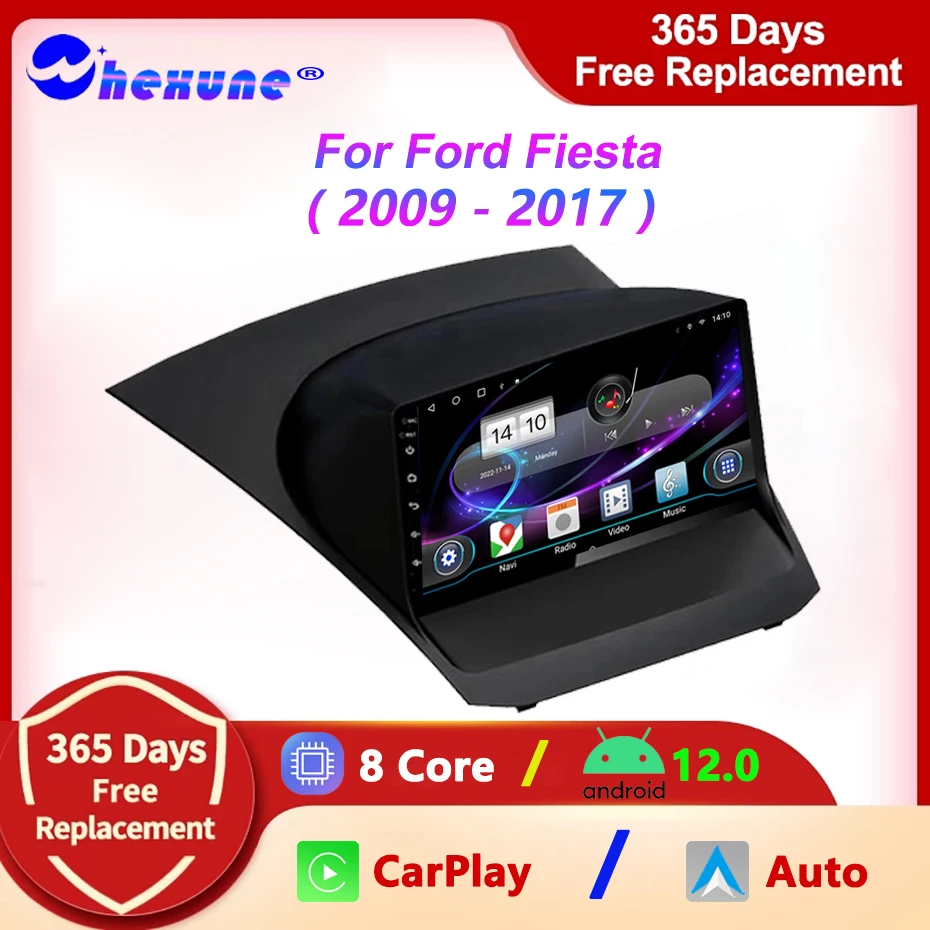 

4G 2Din Android 12 Car Radio Multimedia Video Player For Ford Fiesta 2009-2017 Auto Stereo GPS Navigation WIFI Carplay Head Unit