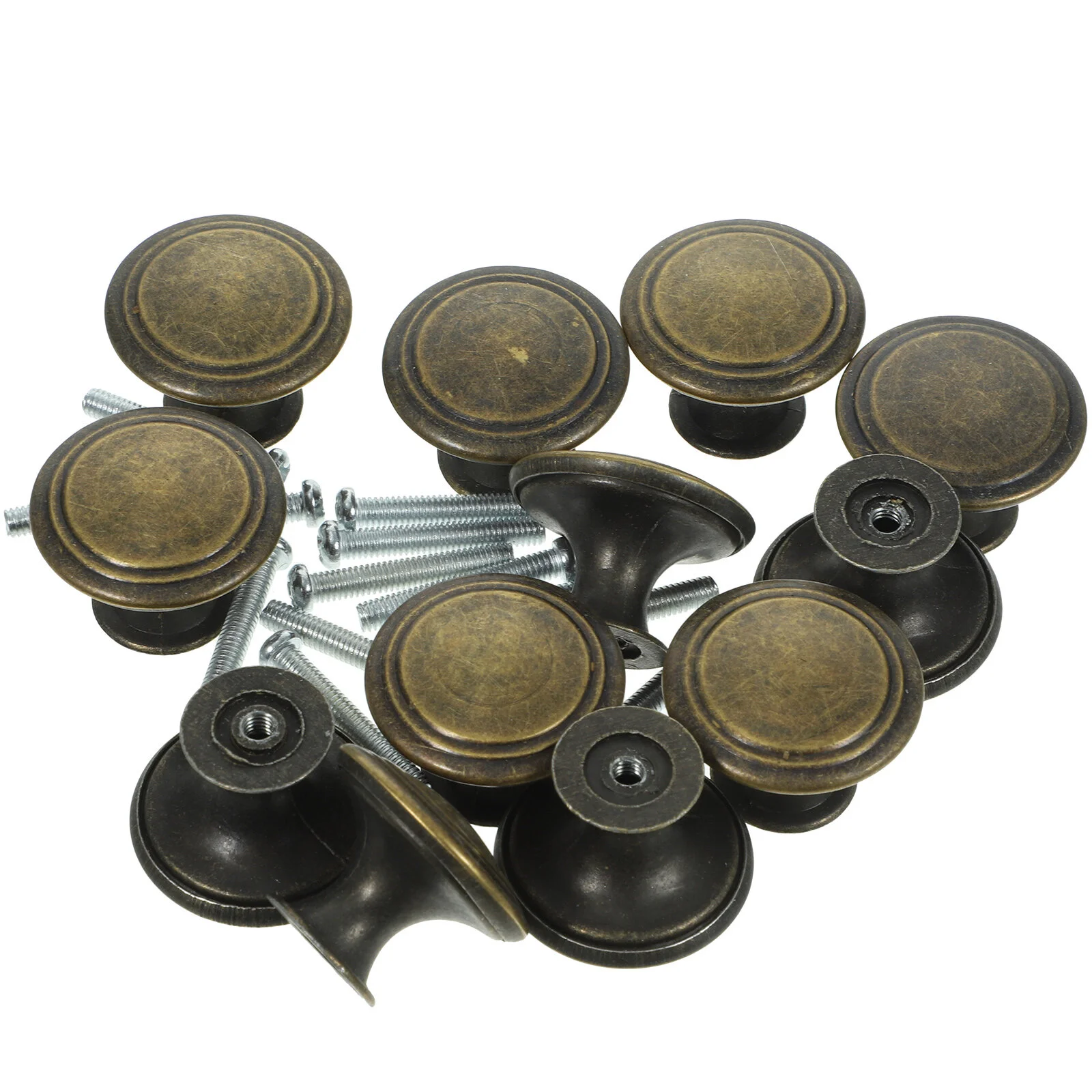 

12 Pcs Decorate Door Knob Cabinet Kitchen Cabinets Knobs Iron Metal Knobs Kitchen Cabinets Dresser Drawer Handles Small Office