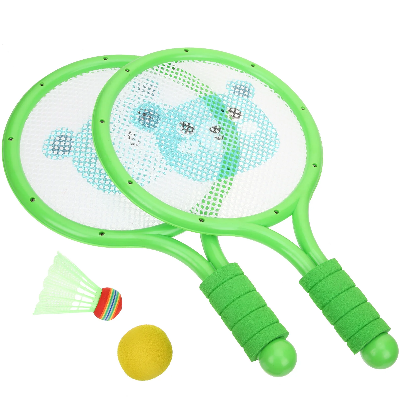 

Children's Badminton Racket Balls Toy Kids Outdoor Toys Portable Set Professional Rackets Dribble