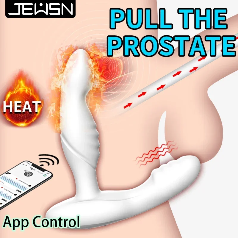 Jeusn Массаж простаты Анальная пробка Вибратор Анальные секс-игрушки для мужчин