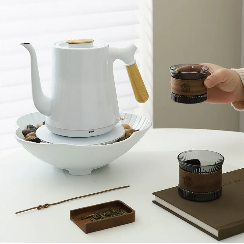 Электрический чайник 1350 Вт бытовой с быстрым кипячением кофейник длинным