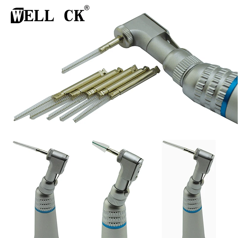 

WELL CK 10pcs/lot Dental Materials Dentistry Root Clean Brush Odontologia Dentist Tools RA Shank Teeth Clean Dental Instrument