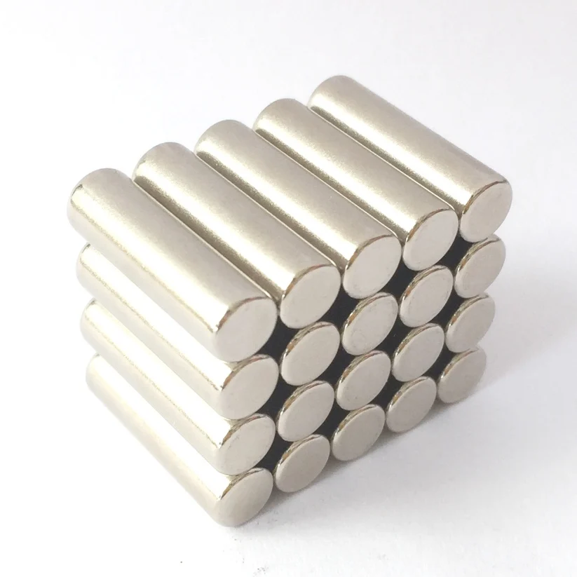 Постоянный магнит диаметр 6x20 мм неодимовый редкоземельный цилиндр магнитный