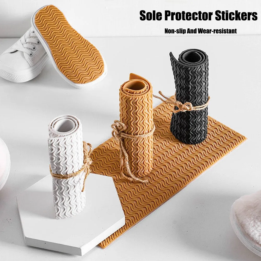 Non-slip Wear-resistant Rubber Shoes Sole Protector Sticker for Women High Heel Self-Adhesive Rubber Outsoles Protector Insoles