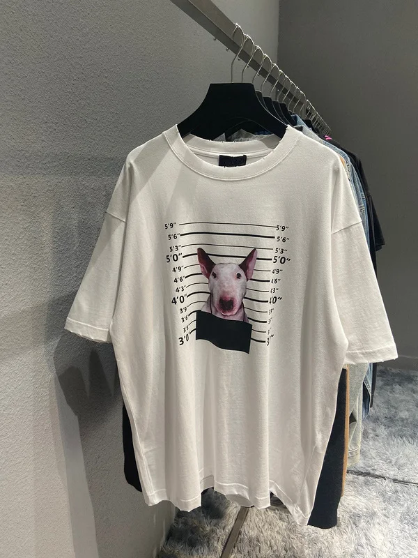 

2021 роскошные женские и мужские футболки с рисунком собаки