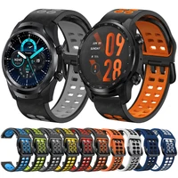 easyfit 22mm sport silicone band for ticwatch pro 3 ultra gps smartwatch strap for ticwatch pro 3 lte gtx watchband bracelet