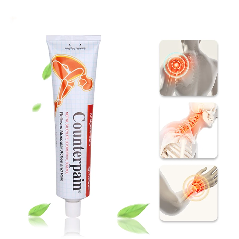 

120G Analgesic Ointment Original Thailand Hot Counterpain Pain Relief Cream Relieves Joint Arthritis Muscle Ache Injury Sprain