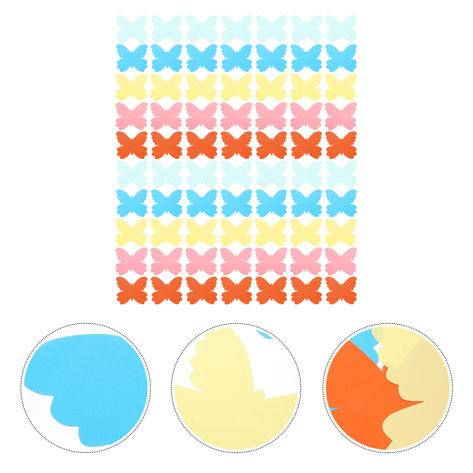 

Paper Cutouts Butterflies Craft Cut Painting Out Crafts Diy Blank Animal Shapes Colorful Slices Classroom Decoration Shaped Kids