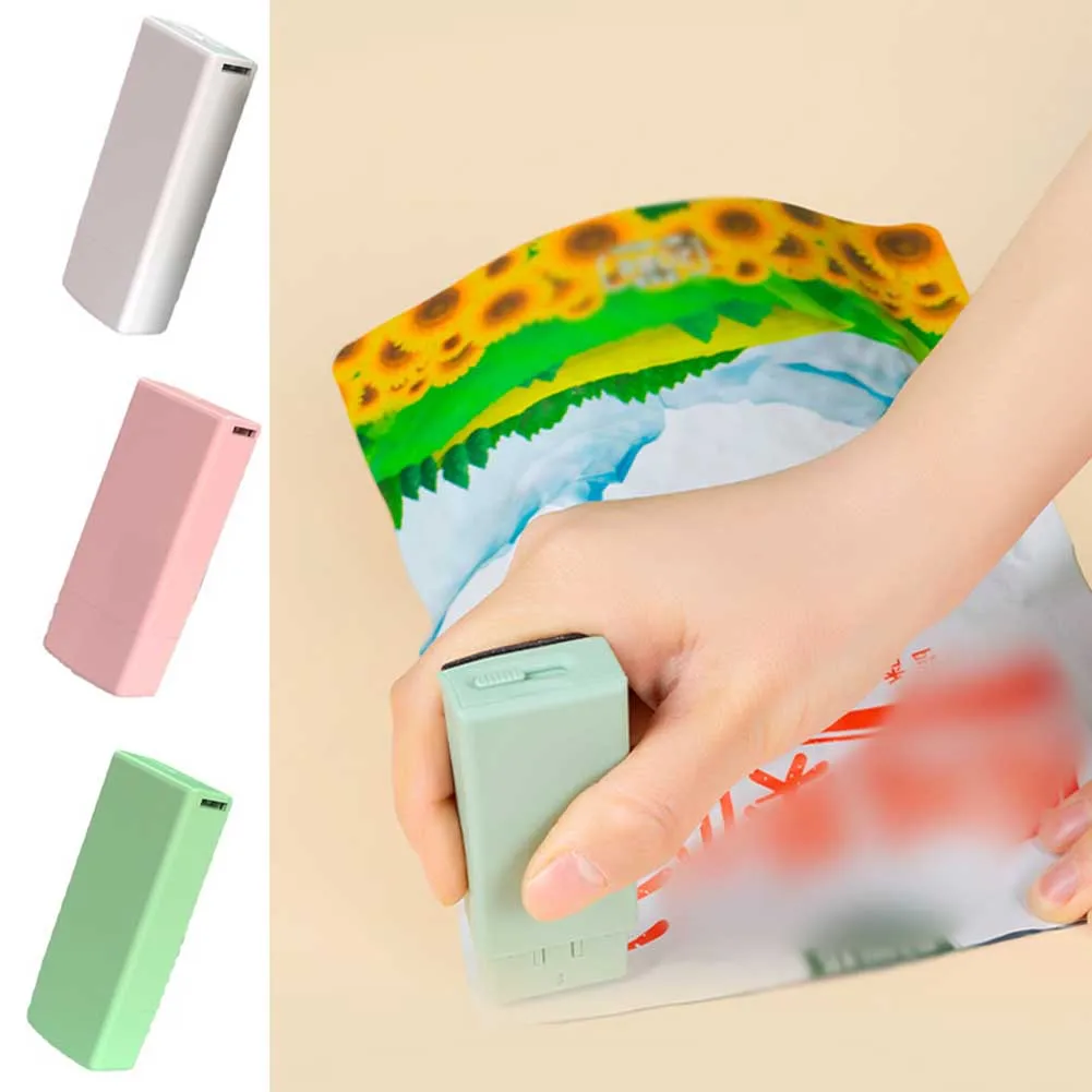 

Portable Bag Mini Sealer Plastic Package Storage Bag Clip Mini Sealing Machine Food Bag Closure Package Sealer Bags Kitchen Tool