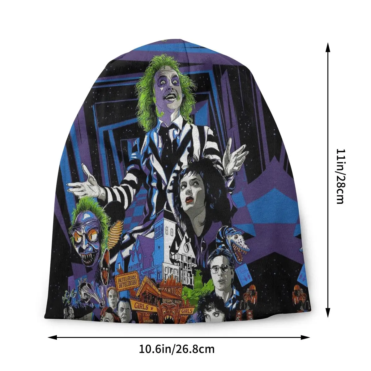 Шапка-бини унисекс из фильма ужасы для мужчин и женщин | Аксессуары одежды