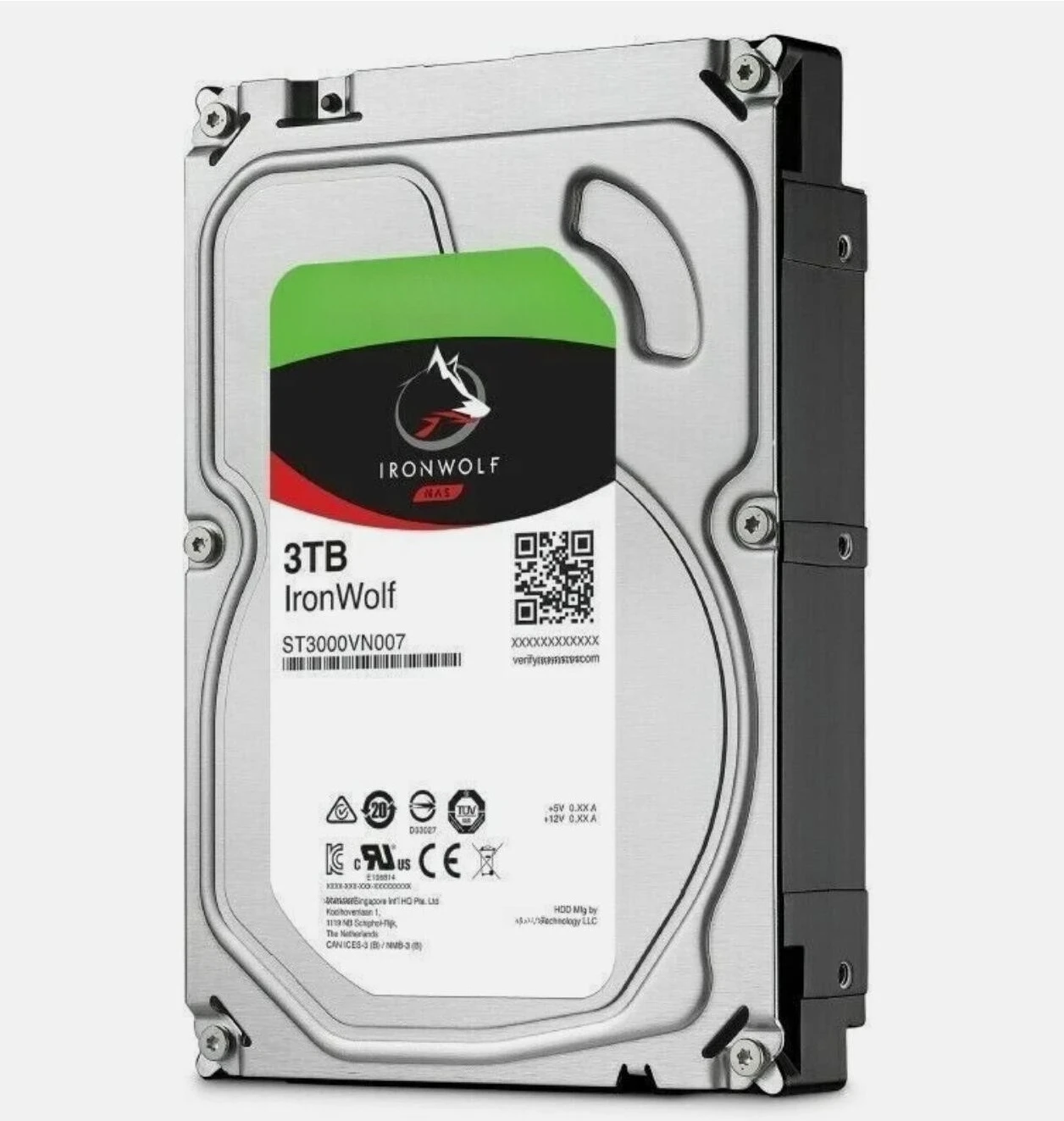 Фото Новый внутренний жесткий диск IronWolf ST3000VN007 3 ТБ 5900 об/мин SATA 6 Гбит/с 3.5 дюйма для NAS. №1