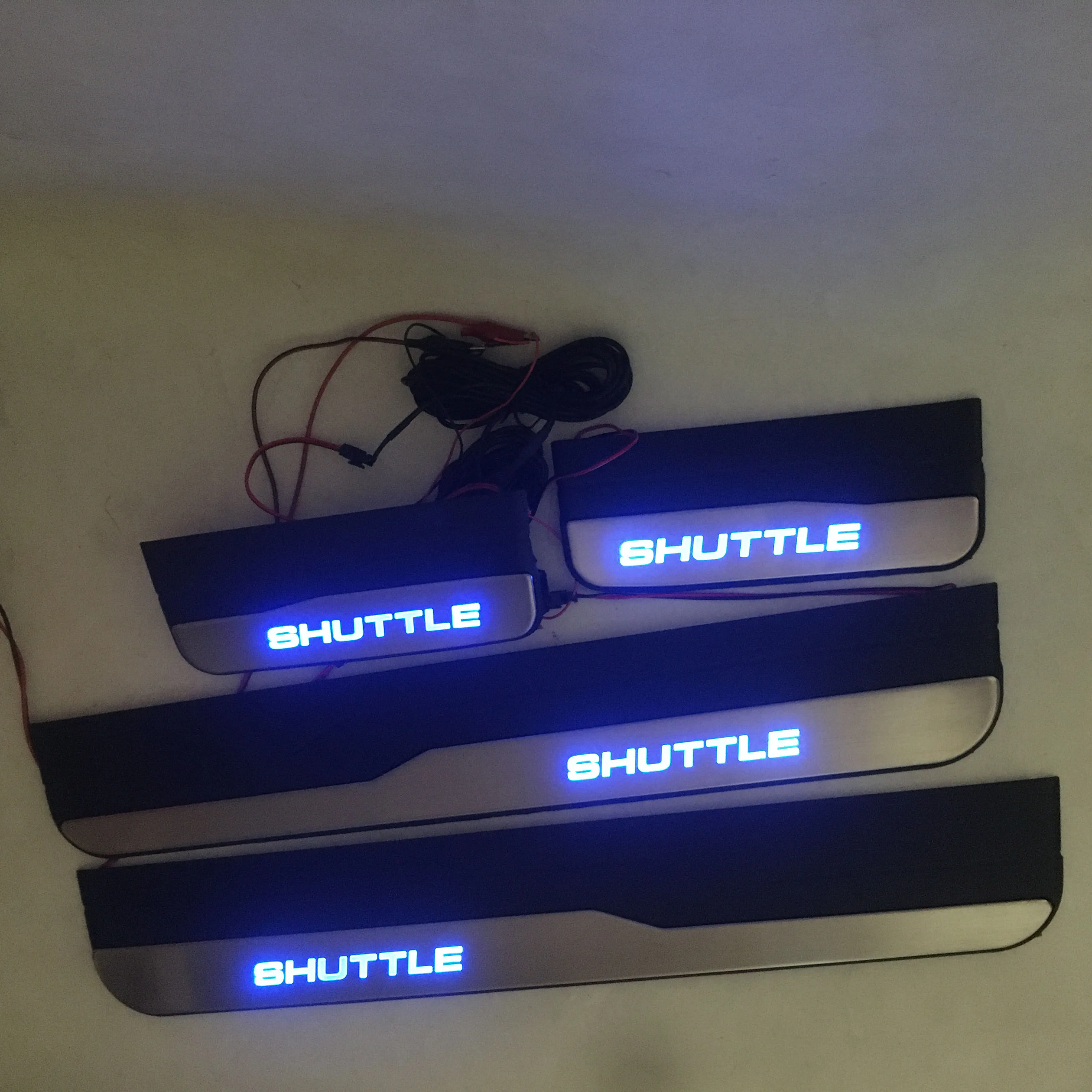 

Стайлинг автомобиля из нержавеющей стали, светодиодный порог, накладка на пороги, защитная накладка для Honda SHUTTLE 2014-2020 GP5