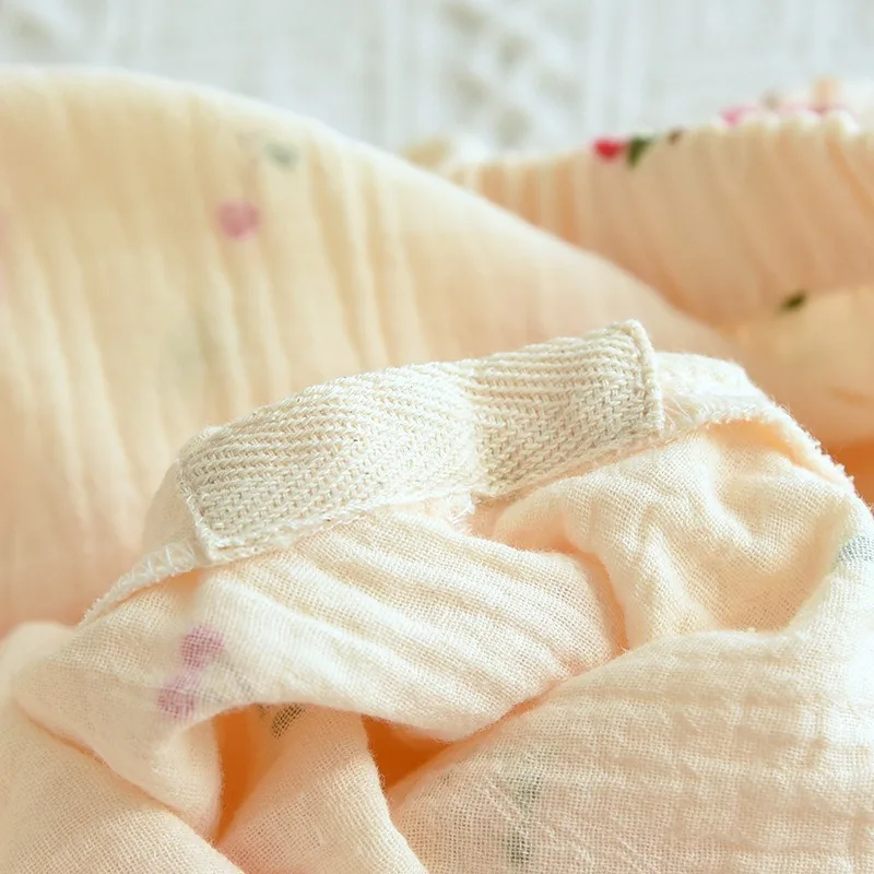 Crepe Pijamas Women Pyjamas Home Clothes Lace Collar Cardigan Sleepwear Short Sleeve Pajamas For Women Sweet Pijama Sets Cotton