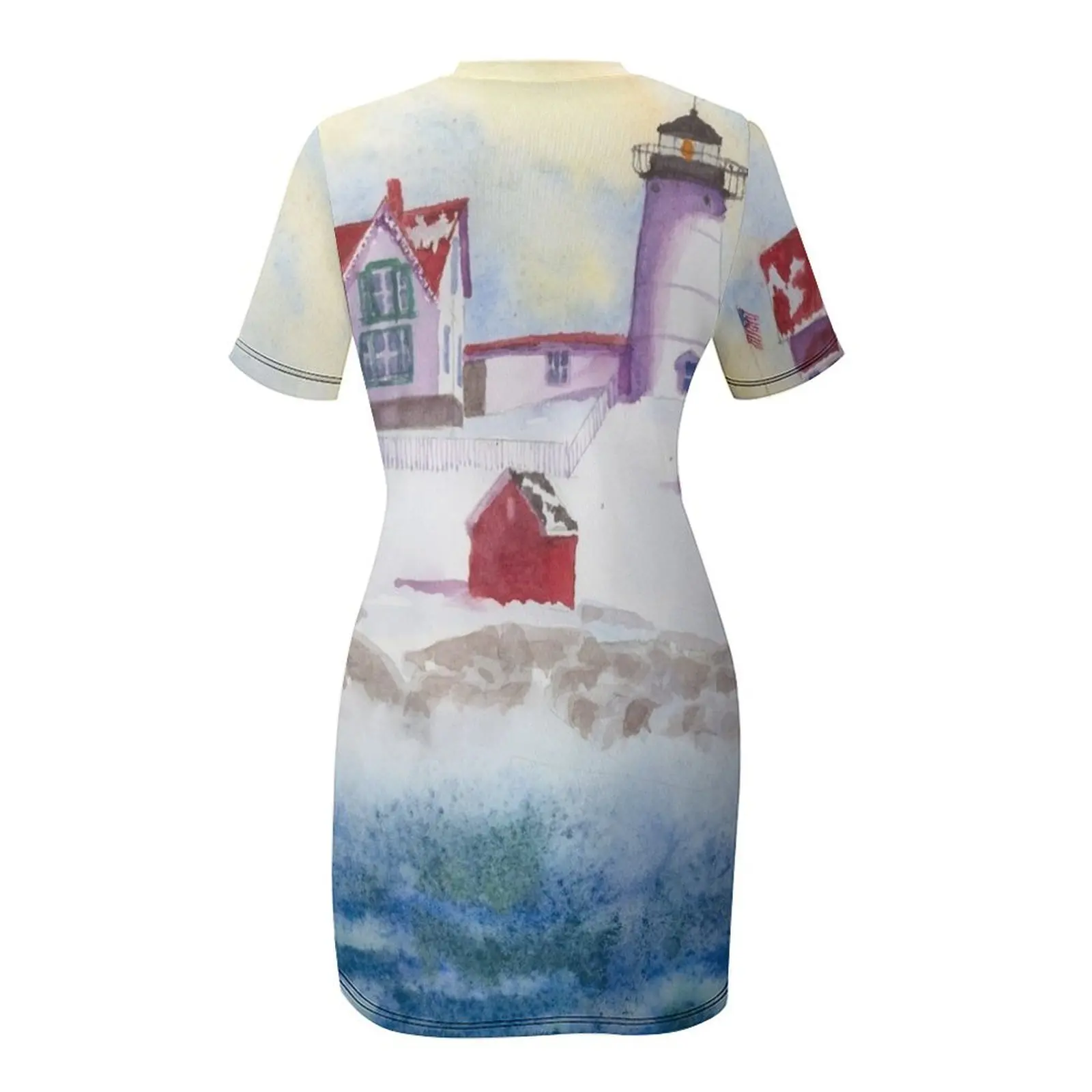 Женское платье из полиэстера и спандекса