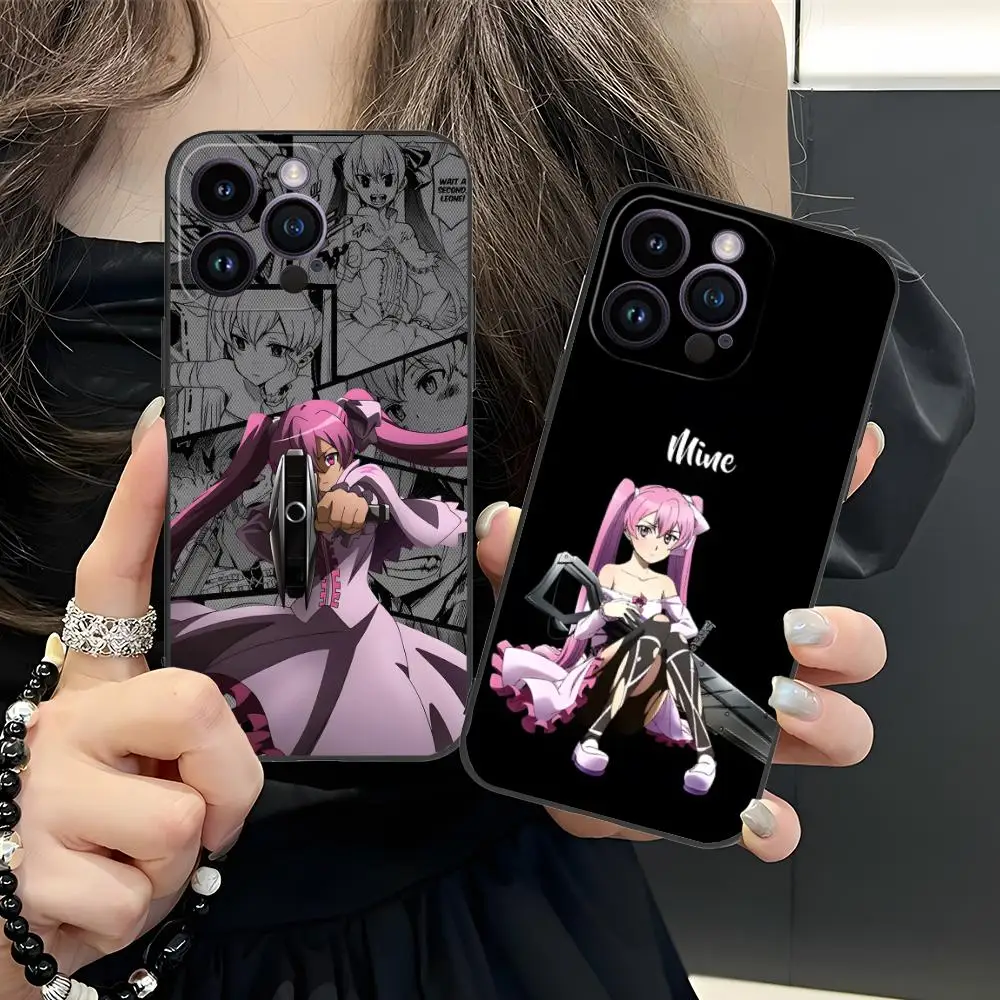 Фото Чехол для телефона Akame Ga Kill Mine для iPhone 17 16 15 14 13 12 11 X XR XS 8 7 Air Pro Max Plus Mini, мягкий противоударный чехол из ТПУ №4