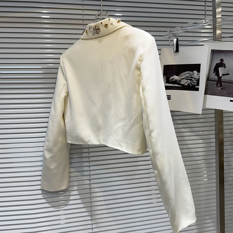 KBQ однотонный комплект из двух предметов с бриллиантами для женщин короткое