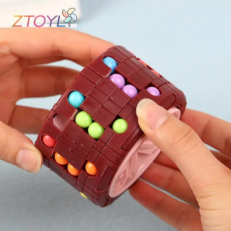 

Инновационные игры-головоломки, волшебный бобовый гироскоп, вращающаяся горка, снимает стресс, для детей, обучающая трехмерная детская игрушка