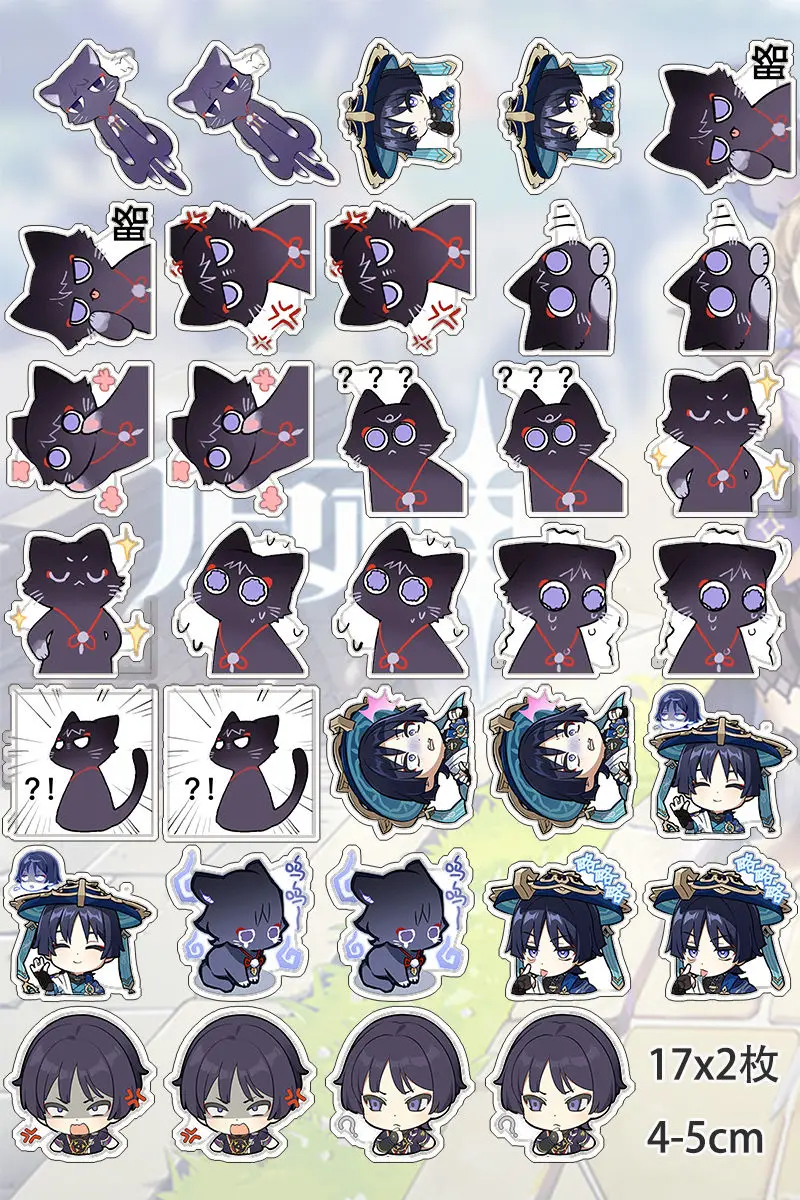 Рисунок 5 - Аниме стикер Scaramouche Genshin Impact s