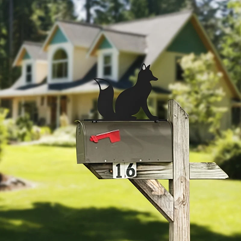Металлические Украшения Для Почтового Ящика Fox Design Rural Home Decor Уличный Стиль