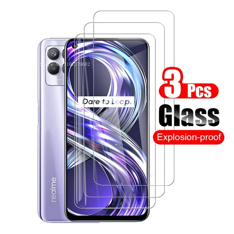 Защитное стекло для Realme 8i Pro 8s 5G защита экрана из закаленного стекла 9H Полная