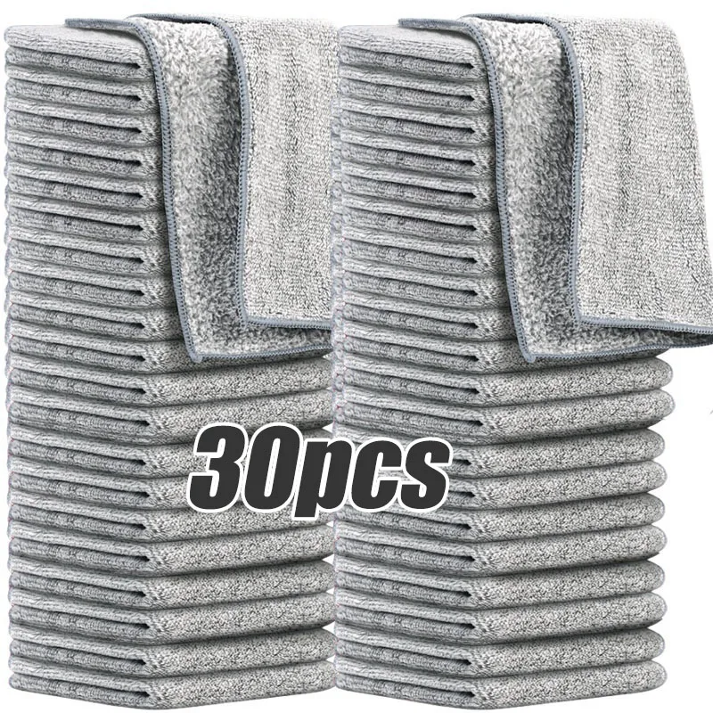 

Утолщенные салфетки из микрофибры, безворсовые чистящие салфетки из микрофибры, многоразовые чистящие полотенца, впитывающие для окон автомобиля