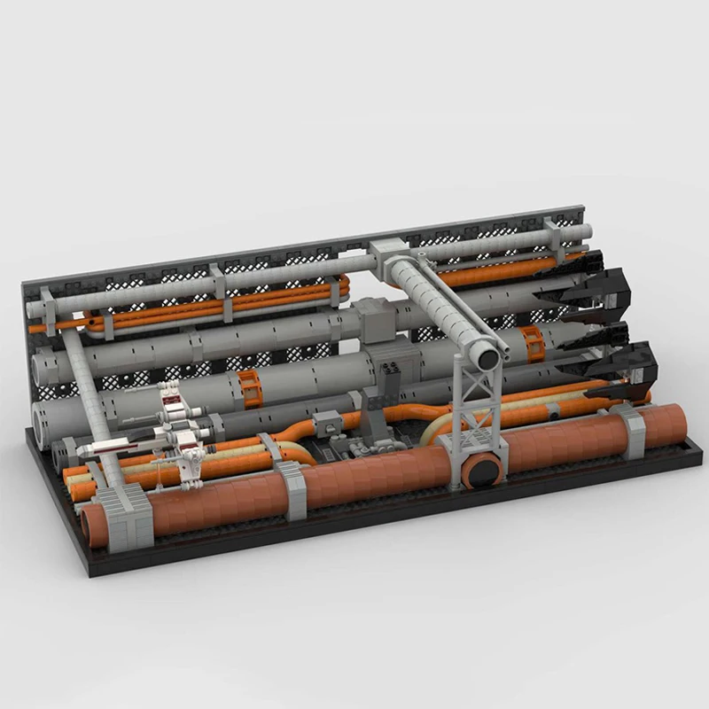 Moc Death Star Maze Run Диорама Совместимость 75375 Сокол Космический корабль Строительные