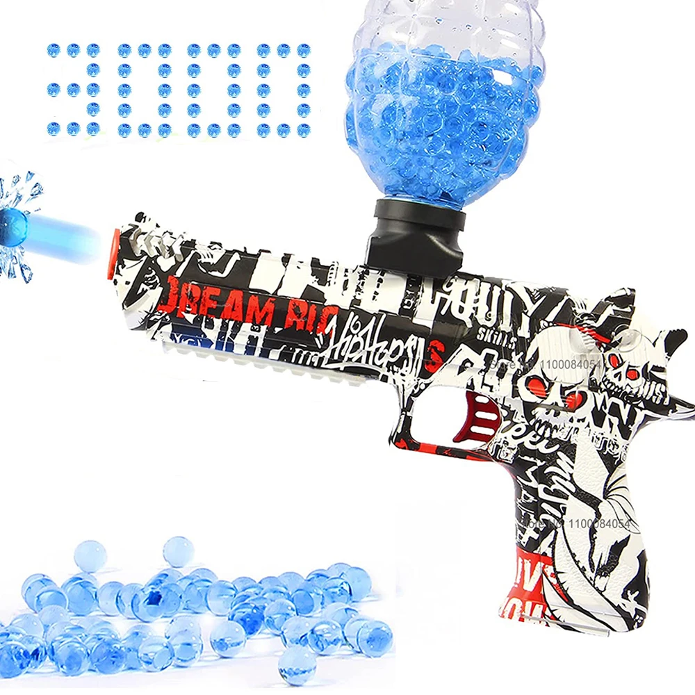 

2022 Electric Airsoft Gel Ball Blaster Gun Toys Automatic Air Pistol Weapon CS Fighting Outdoor Game for Adult Boys Shooting