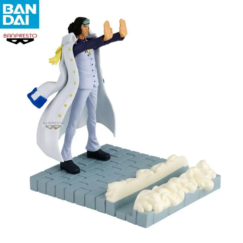 Фото В наличии подлинная фигурка BANDAI NAMCO ONE PIECE FigLife Sakazuki Borsalino Kuzan ПВХ аниме фигурка модель держатель для мобильного телефона игрушка в подарок №5