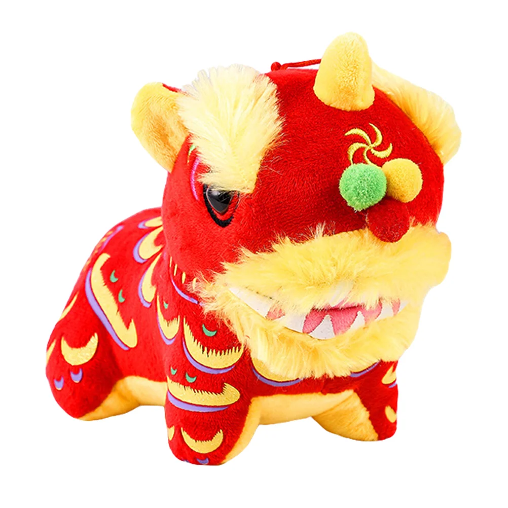Chinese New Year Lion Dance Stuffed Sloth Plush Toy Lion Dance Stuffed Animal Lion Dragon Toy Stuffed Lion Plush Mha Plush